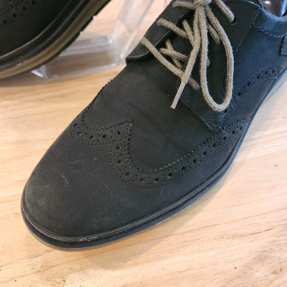 Clarks Chantry Wing Mens‎ Black Oxfords & Lace Ups Wingtip & Brogue Shoes 8.5 M